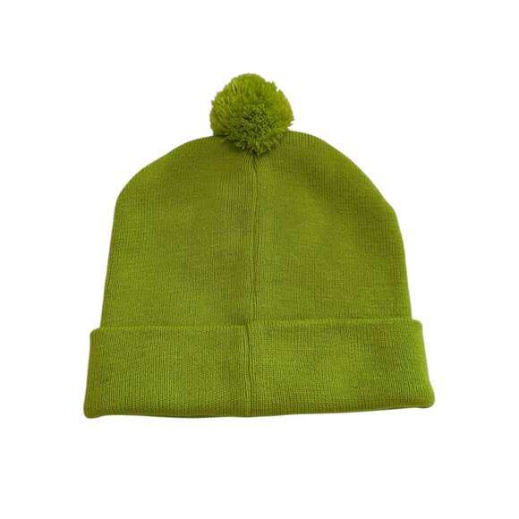 Green Grinch Dr. Seuss Beanie with Pom-Pom, Adult One Size - Picture 3 of 9